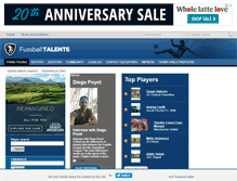 Tablet Screenshot of football-talent.com